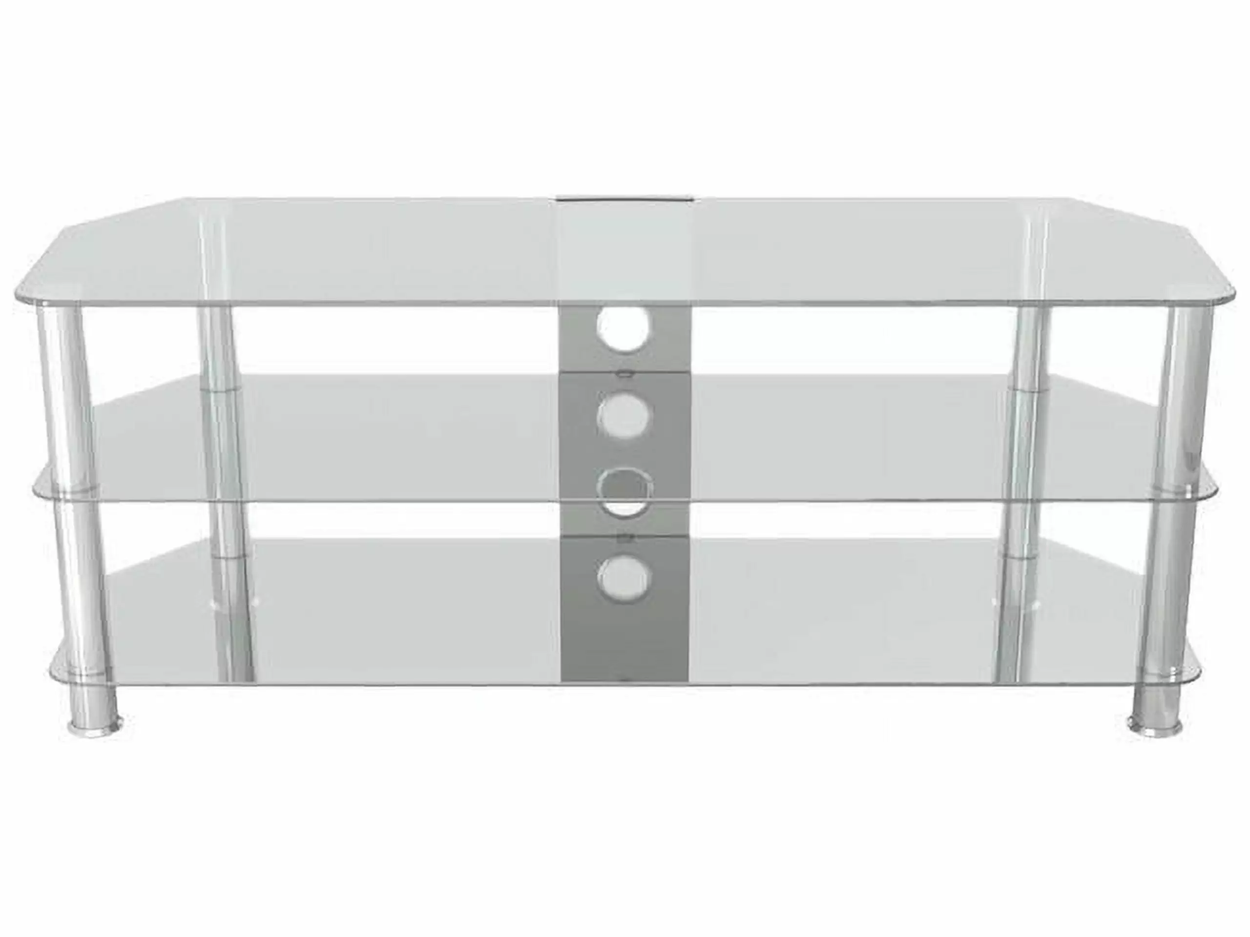 AVF SDC1250CMCC-A up to 60 Classic - Corner Glass TV Stand with Cable Management