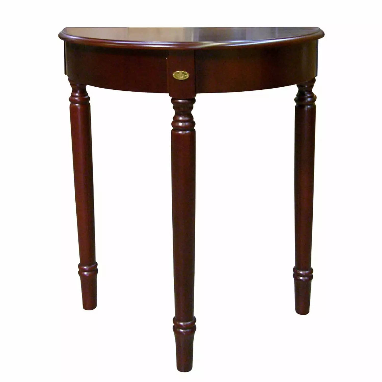 ORE International Crescent End Table - Cherry (30)